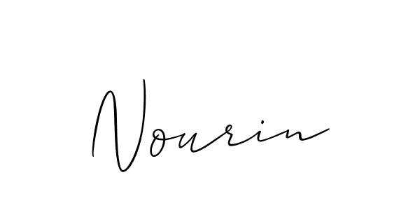Nourin stylish signature style. Best Handwritten Sign (Allison_Script) for my name. Handwritten Signature Collection Ideas for my name Nourin. Nourin signature style 2 images and pictures png
