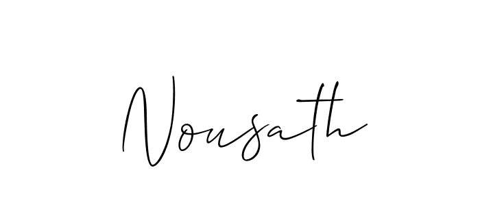 if you are searching for the best signature style for your name Nousath. so please give up your signature search. here we have designed multiple signature styles  using Allison_Script. Nousath signature style 2 images and pictures png