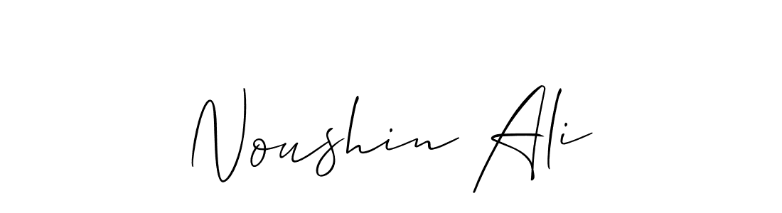 This is the best signature style for the Noushin Ali name. Also you like these signature font (Allison_Script). Mix name signature. Noushin Ali signature style 2 images and pictures png