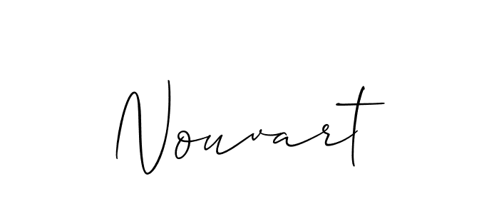 How to Draw Nouvart signature style? Allison_Script is a latest design signature styles for name Nouvart. Nouvart signature style 2 images and pictures png