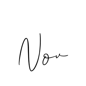 How to Draw Nov signature style? Allison_Script is a latest design signature styles for name Nov. Nov signature style 2 images and pictures png