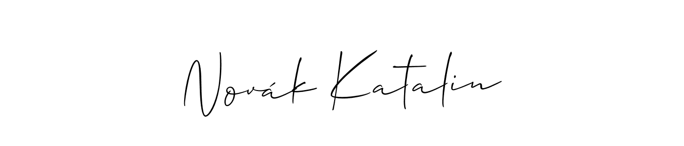 Make a beautiful signature design for name Novák Katalin. Use this online signature maker to create a handwritten signature for free. Novák Katalin signature style 2 images and pictures png