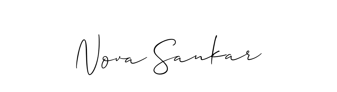 Best and Professional Signature Style for Nova Sankar. Allison_Script Best Signature Style Collection. Nova Sankar signature style 2 images and pictures png