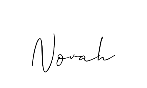 How to Draw Novah signature style? Allison_Script is a latest design signature styles for name Novah. Novah signature style 2 images and pictures png