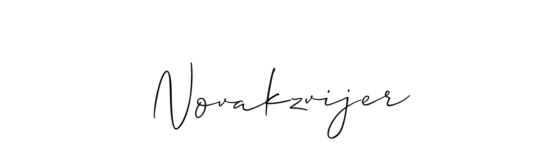 Novakzvijer stylish signature style. Best Handwritten Sign (Allison_Script) for my name. Handwritten Signature Collection Ideas for my name Novakzvijer. Novakzvijer signature style 2 images and pictures png