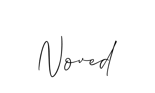 Noved stylish signature style. Best Handwritten Sign (Allison_Script) for my name. Handwritten Signature Collection Ideas for my name Noved. Noved signature style 2 images and pictures png
