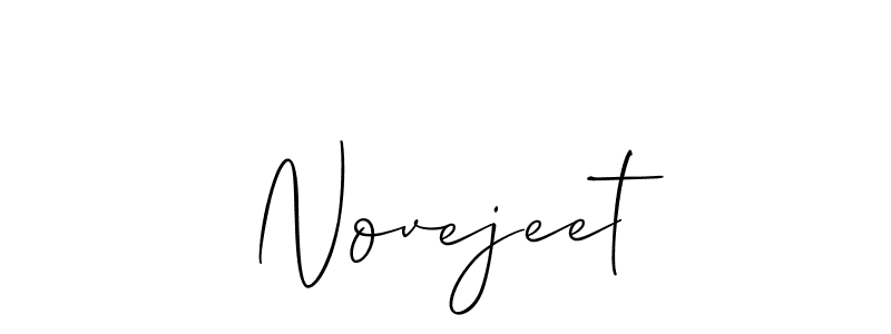 Novejeet stylish signature style. Best Handwritten Sign (Allison_Script) for my name. Handwritten Signature Collection Ideas for my name Novejeet. Novejeet signature style 2 images and pictures png