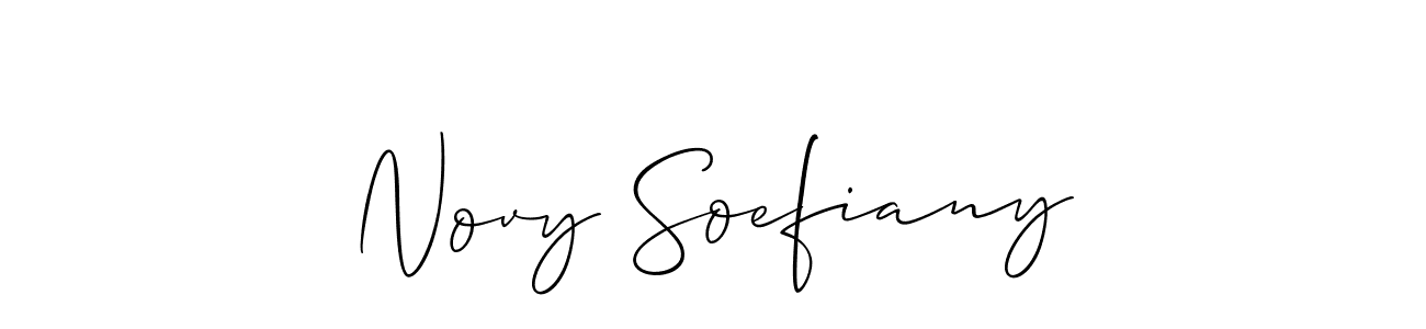 You can use this online signature creator to create a handwritten signature for the name Novy Soefiany. This is the best online autograph maker. Novy Soefiany signature style 2 images and pictures png