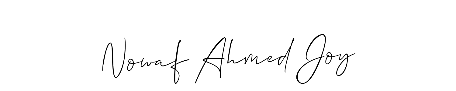 You can use this online signature creator to create a handwritten signature for the name Nowaf Ahmed Joy. This is the best online autograph maker. Nowaf Ahmed Joy signature style 2 images and pictures png