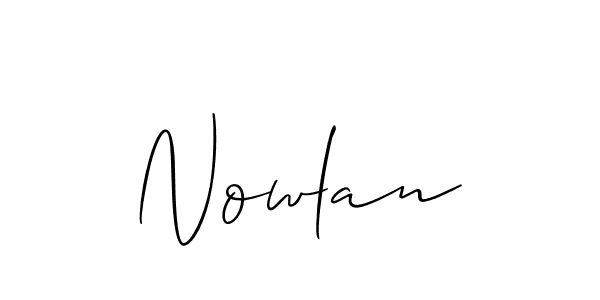 It looks lik you need a new signature style for name Nowlan. Design unique handwritten (Allison_Script) signature with our free signature maker in just a few clicks. Nowlan signature style 2 images and pictures png