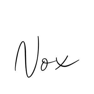 You should practise on your own different ways (Allison_Script) to write your name (Nox) in signature. don't let someone else do it for you. Nox signature style 2 images and pictures png