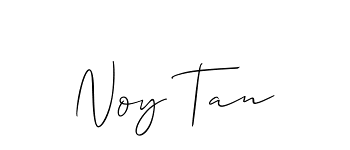 It looks lik you need a new signature style for name Noy Tan. Design unique handwritten (Allison_Script) signature with our free signature maker in just a few clicks. Noy Tan signature style 2 images and pictures png