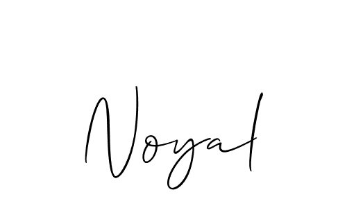 Best and Professional Signature Style for Noyal. Allison_Script Best Signature Style Collection. Noyal signature style 2 images and pictures png