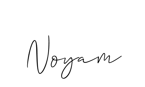 if you are searching for the best signature style for your name Noyam. so please give up your signature search. here we have designed multiple signature styles  using Allison_Script. Noyam signature style 2 images and pictures png