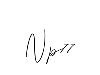 Similarly Allison_Script is the best handwritten signature design. Signature creator online .You can use it as an online autograph creator for name Np77. Np77 signature style 2 images and pictures png