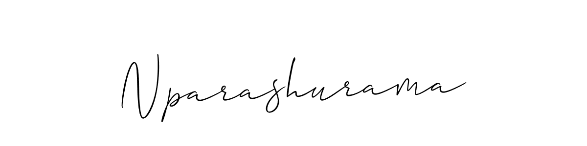 It looks lik you need a new signature style for name Nparashurama. Design unique handwritten (Allison_Script) signature with our free signature maker in just a few clicks. Nparashurama signature style 2 images and pictures png