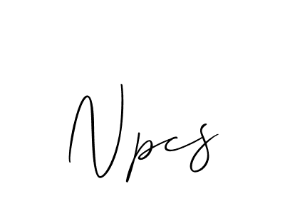 Best and Professional Signature Style for Npcs. Allison_Script Best Signature Style Collection. Npcs signature style 2 images and pictures png