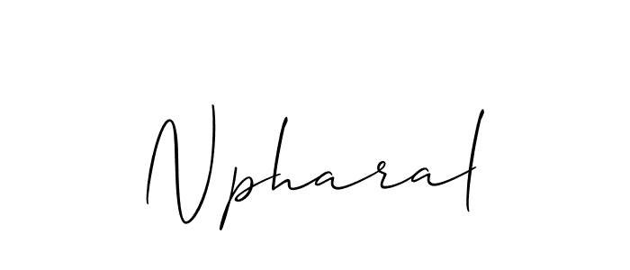 Best and Professional Signature Style for Npharal. Allison_Script Best Signature Style Collection. Npharal signature style 2 images and pictures png