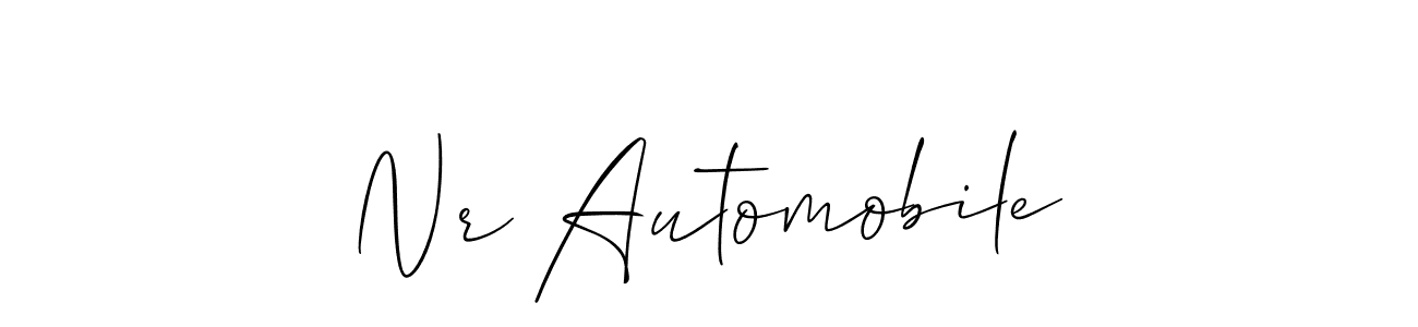 Best and Professional Signature Style for Nr Automobile. Allison_Script Best Signature Style Collection. Nr Automobile signature style 2 images and pictures png