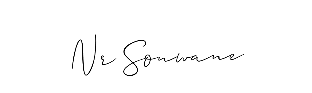 Make a beautiful signature design for name Nr Sonwane. Use this online signature maker to create a handwritten signature for free. Nr Sonwane signature style 2 images and pictures png