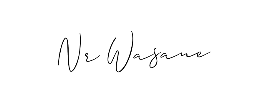 Allison_Script is a professional signature style that is perfect for those who want to add a touch of class to their signature. It is also a great choice for those who want to make their signature more unique. Get Nr Wasane name to fancy signature for free. Nr Wasane signature style 2 images and pictures png