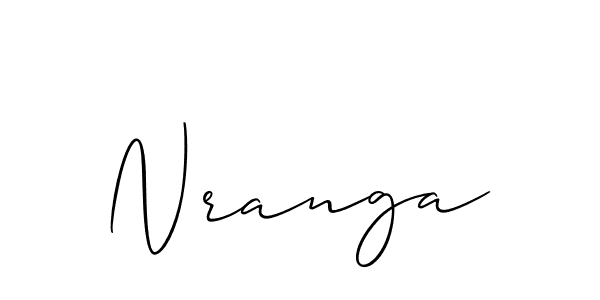 You should practise on your own different ways (Allison_Script) to write your name (Nranga) in signature. don't let someone else do it for you. Nranga signature style 2 images and pictures png