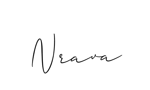 Make a beautiful signature design for name Nrava. Use this online signature maker to create a handwritten signature for free. Nrava signature style 2 images and pictures png