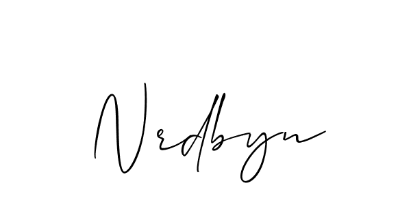 Check out images of Autograph of Nrdbyn name. Actor Nrdbyn Signature Style. Allison_Script is a professional sign style online. Nrdbyn signature style 2 images and pictures png