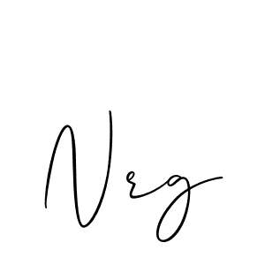 How to Draw Nrg signature style? Allison_Script is a latest design signature styles for name Nrg. Nrg signature style 2 images and pictures png