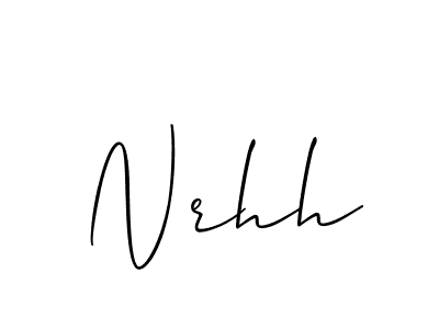 Once you've used our free online signature maker to create your best signature Allison_Script style, it's time to enjoy all of the benefits that Nrhh name signing documents. Nrhh signature style 2 images and pictures png