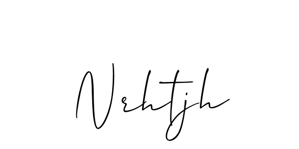 if you are searching for the best signature style for your name Nrhtjh. so please give up your signature search. here we have designed multiple signature styles  using Allison_Script. Nrhtjh signature style 2 images and pictures png