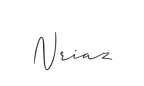 Once you've used our free online signature maker to create your best signature Allison_Script style, it's time to enjoy all of the benefits that Nriaz name signing documents. Nriaz signature style 2 images and pictures png