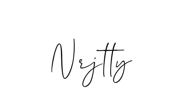 if you are searching for the best signature style for your name Nrjtty. so please give up your signature search. here we have designed multiple signature styles  using Allison_Script. Nrjtty signature style 2 images and pictures png