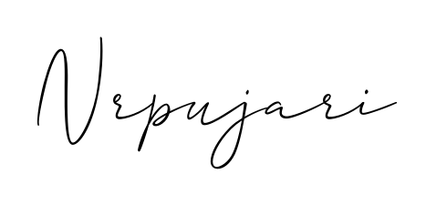 Achieve flawless digital penmanship with Nrpujari name in Allison_Script font. The perfect tool for creating online signatures. Nrpujari signature style 2 images and pictures png