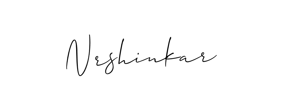 Also we have Nrshinkar name is the best signature style. Create professional handwritten signature collection using Allison_Script autograph style. Nrshinkar signature style 2 images and pictures png