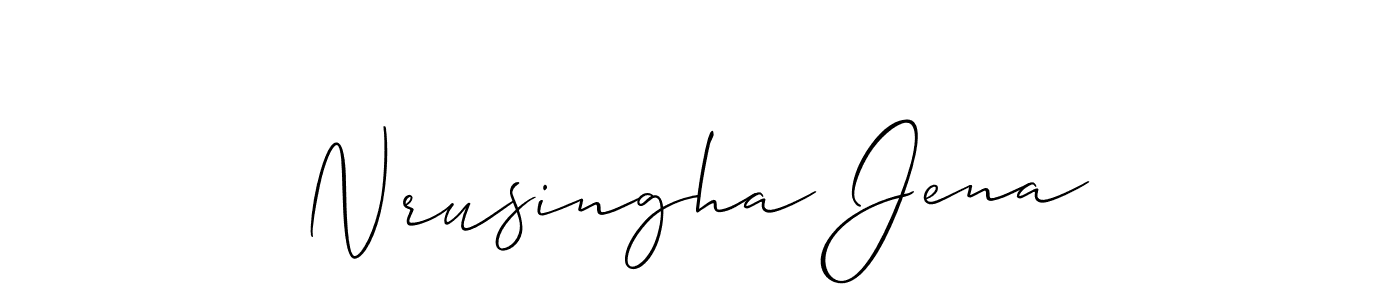 You can use this online signature creator to create a handwritten signature for the name Nrusingha Jena. This is the best online autograph maker. Nrusingha Jena signature style 2 images and pictures png