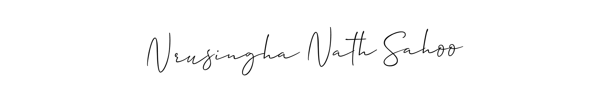 Best and Professional Signature Style for Nrusingha Nath Sahoo. Allison_Script Best Signature Style Collection. Nrusingha Nath Sahoo signature style 2 images and pictures png