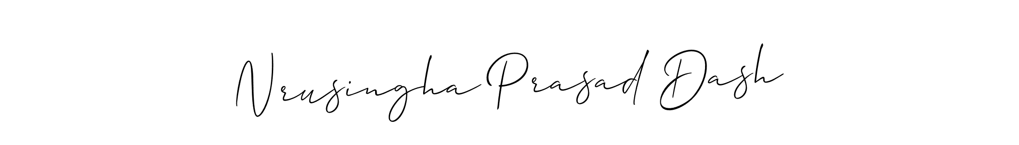 Nrusingha Prasad Dash stylish signature style. Best Handwritten Sign (Allison_Script) for my name. Handwritten Signature Collection Ideas for my name Nrusingha Prasad Dash. Nrusingha Prasad Dash signature style 2 images and pictures png