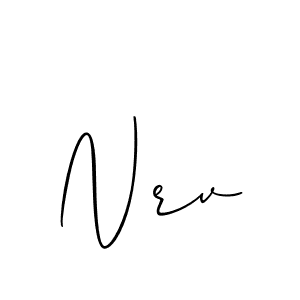 Best and Professional Signature Style for Nrv. Allison_Script Best Signature Style Collection. Nrv signature style 2 images and pictures png