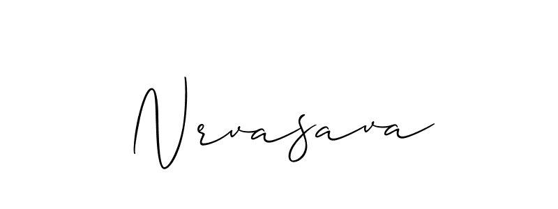 Nrvasava stylish signature style. Best Handwritten Sign (Allison_Script) for my name. Handwritten Signature Collection Ideas for my name Nrvasava. Nrvasava signature style 2 images and pictures png