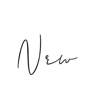 Nrw stylish signature style. Best Handwritten Sign (Allison_Script) for my name. Handwritten Signature Collection Ideas for my name Nrw. Nrw signature style 2 images and pictures png