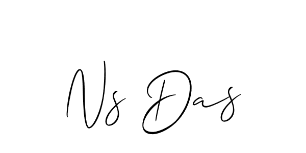 Create a beautiful signature design for name Ns Das. With this signature (Allison_Script) fonts, you can make a handwritten signature for free. Ns Das signature style 2 images and pictures png