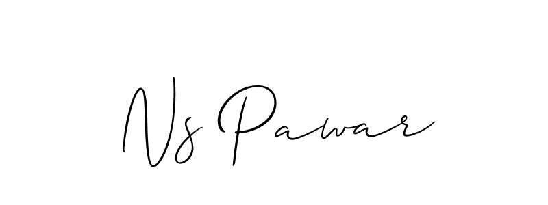 Make a short Ns Pawar signature style. Manage your documents anywhere anytime using Allison_Script. Create and add eSignatures, submit forms, share and send files easily. Ns Pawar signature style 2 images and pictures png