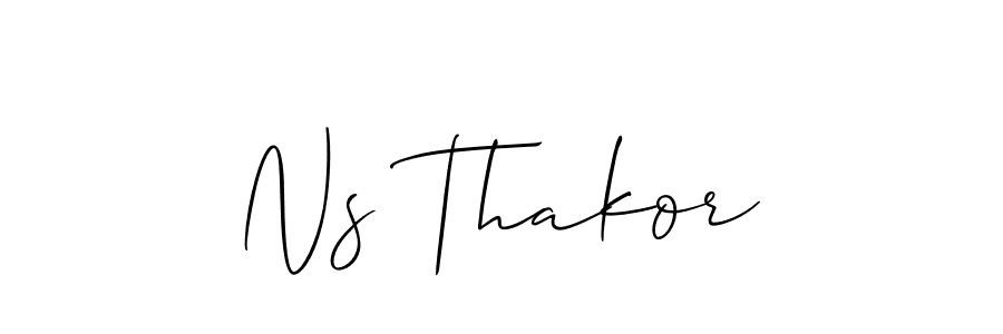 You can use this online signature creator to create a handwritten signature for the name Ns Thakor. This is the best online autograph maker. Ns Thakor signature style 2 images and pictures png