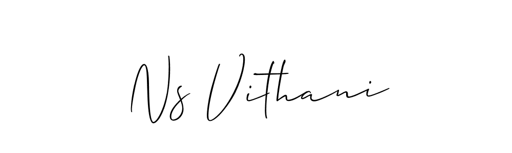 Once you've used our free online signature maker to create your best signature Allison_Script style, it's time to enjoy all of the benefits that Ns Vithani name signing documents. Ns Vithani signature style 2 images and pictures png