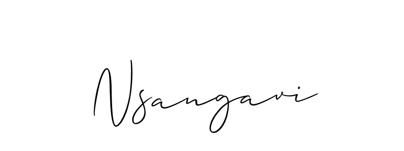 Best and Professional Signature Style for Nsangavi. Allison_Script Best Signature Style Collection. Nsangavi signature style 2 images and pictures png