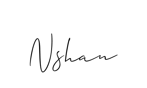 Check out images of Autograph of Nshan name. Actor Nshan Signature Style. Allison_Script is a professional sign style online. Nshan signature style 2 images and pictures png