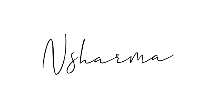 You can use this online signature creator to create a handwritten signature for the name Nsharma. This is the best online autograph maker. Nsharma signature style 2 images and pictures png