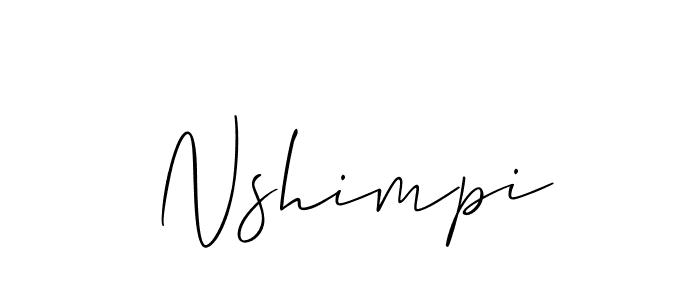 Once you've used our free online signature maker to create your best signature Allison_Script style, it's time to enjoy all of the benefits that Nshimpi name signing documents. Nshimpi signature style 2 images and pictures png