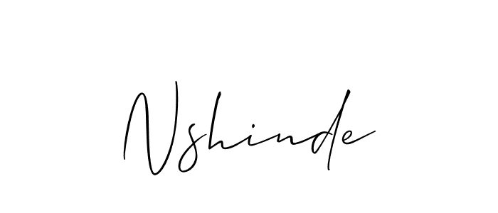 Nshinde stylish signature style. Best Handwritten Sign (Allison_Script) for my name. Handwritten Signature Collection Ideas for my name Nshinde. Nshinde signature style 2 images and pictures png